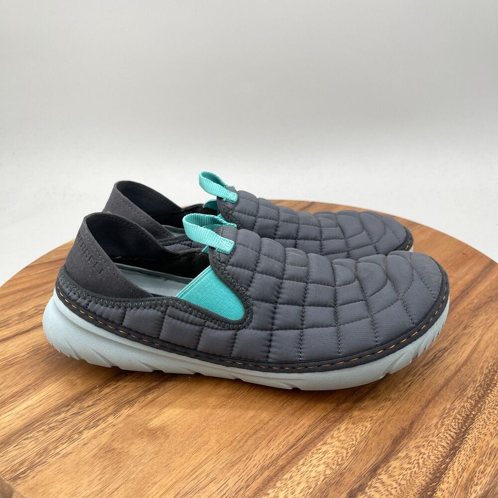 Merrell Hut Moc Shoes Womens Size 9 Gray Lightweight Slip On Walking Sneakers